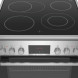 Bosch HKR39C250 fornuis met 4 keramische kookzones en LED-bediening
