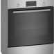 Bosch HLN39A050U inductiefornuis 60 cm breed roestvrijstaal frontzicht