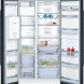 Bosch KAD92SB30 zwart side-by-side koelkast