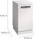 Bosch SPS4EMI17E smalle vrijstaande vaatwasser