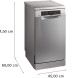 Bosch SPS6YMI14E smalle vrijstaande vaatwasser