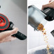 Bosch BBS712A DynamicPower Brush handgreep met rood filterdetail van dicht