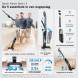 Bosch BCH4SM28 in gebruik op houten vloer in keuken met persoon die apparaat hanteert