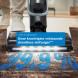 Bosch BCH4SM28 batterijduur van 60 minuten na één lading aangetoond op houten ondergrond