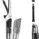 Bosch BHH4WM28 Flexxo Serie 4 stofzuiger vooraanzicht met twee uitneembare tanks en accessoires