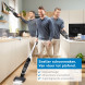 Bosch BHH4WM28 afneembare kruimeldief wordt leeggeschud boven tafel