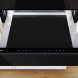Bosch BIC7101B1 inbouwoven bedieningspaneel met touchscreen en temperatuurknoppen bovenaanzicht