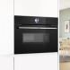 Bosch CMG7361B1 compacte oven ingebouwd in keuken, gesloten deur in keukeninterieur