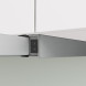 Bosch DFM064W55 afzuigkap bedieningspaneel met schakelknoppen zijkant detail