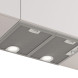 Bosch DHL555BM afzuigkap bovenaanzicht met twee metalen filters, twee ledspots en bedieningspaneel