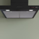 Bosch DWB65CC60 afzuigkap frontaanzicht met dubbele filtergaas en LED-verlichting zichtbaar