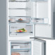 Bosch KGE39ALCA rvs-look koelkast - 201 cm. hoog