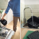 Bosch MAFS2462B frituurmand reinigen onder stromend water en in vaatwasser plaatsen