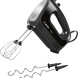 Bosch MFQ2420B handmixer 400W vooraanzicht met grijper en twee mengkloppen ernaast