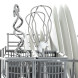 Bosch MFQ36490 accessoires in afwasrek met kloppers, gaardes en spatel