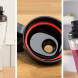 Blender mengbeker met kunststof dop, roestvrij mengmes in detail en smoothie-to-go beker apart