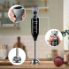 Bosch MSM67160 staafmixer in keuken met detail-circulaire van grip, knoppen en blender-voet in gebruik