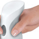 Handhoudingdetail Bosch staafmixer in hand met vingerhoudgreep zichtbaar