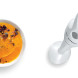 Bosch MSM6B100 staafmixer met mengvoet in geel soepschotel met ui-strips mix demonstratie
