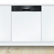 Bosch SMI25DB01E half geintegreerde inbouw vaatwasser - zwart bedieningspaneel