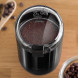 Bosch TSM6A013B koffiemolen geopende deksel en container met gemaalde koffie zichtbaar
