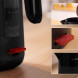 Bosch TWK2M163 waterkoker detail dekselbediening, afneembare filter en handgreepstructuur