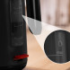 Bosch TWK2M163 waterkoker detail zijkant bedieningspaneel met litermeting en max-aanduiding