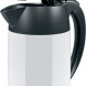 Bosch TWK3P421 waterkoker geopend met filterzeef zichtbaar en interieur.