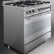 Afbeelding van het zijaanzicht van de Smeg C9GMXNL1