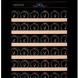 Dunavox DAVG-114.288DB.TO inbouw wijnkoelkast - zwart