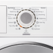 Het bedieningspaneel van de Electrolux EDH3886GDE warmtepomp droger