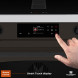 Elementi di Cucina IC9034-UGH-IX-B fornuis met afzuiging - 90 cm breed