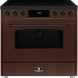 Elementi di Cucina EC9036-CCH-MZ-B inductie chocolate copper hammer fornuis