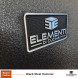 Elementi di Cucina EM9036-BSH-IX-S inductie black steel hammer fornuis