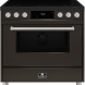 Elementi di Cucina EM9036-UGH-MZ-S inductie urban grey hammer fornuis