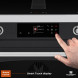 Elementi di Cucina IC9034-BSH-IX-S inductie black steel hammer fornuis