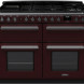 Falcon Estel Deluxe 110 gas sudder Bordeaux, vooraanzicht