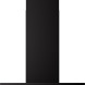 Etna AB260ZT strakke wand afzuigkap - zwart - 60 cm.