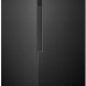 Etna AKV578ZWA side-by-side koelkast - blacksteel 