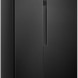 Etna AKV578ZWA side-by-side koelkast - blacksteel 