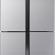 Etna MKV581RVS rvs side-by-side koelkast - 4-deurs