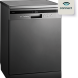 Etna VWV240C vrijstaande vaatwasser - rvs-look