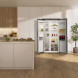 ETNA AKV6178RVS in moderne keuken inbouwsituatie geopend met volle schappen