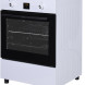 ETNA FI460WIT elektrische oven zijkant-aanzicht toont volledige opstelling in keuken