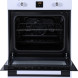 ETNA FI460WIT elektrische oven met deur geopend en timer display aktief