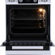 ETNA FI660WIT elektrisch fornuis geopende deur met verlichte oven en rvs grill