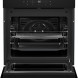 ETNA MO516GLS geopende deur met zichtbare oven-interieur, roosters en ventilator