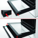 Glazen ovendeur van het Everglades EVCK9225 90 cm breed fornuis