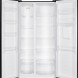 Exquisit SBS239-WS-040EB side-by-side koelkast geopend