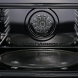 Exquisit EBM4542BL compact oven geopende deur met zicht op interieur, roosters en verwarmingselement
